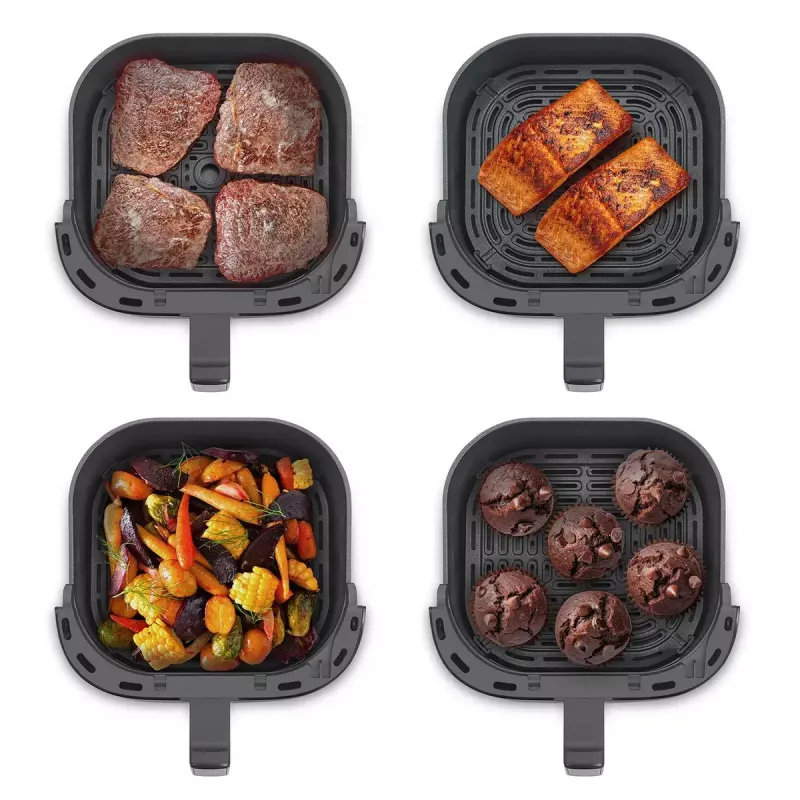 Kepimo krosnelė Caso Designer Air Fryer 6.0 — 1700 W, 6 L talpa, juoda