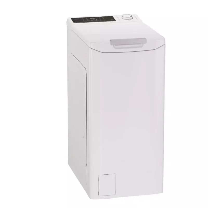 Viršutinio pakrovimo skalbimo mašina CANDY TCA284TM5-S — 8 kg, 1200 aps./min., A energijos klasė, balta