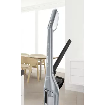 Bosch BCH3P210 2-in-1 belaidis ir tinklinis siurblys, sausas valymas, 0,4 L dulkių talpa, pilka/juoda, 3 kg
