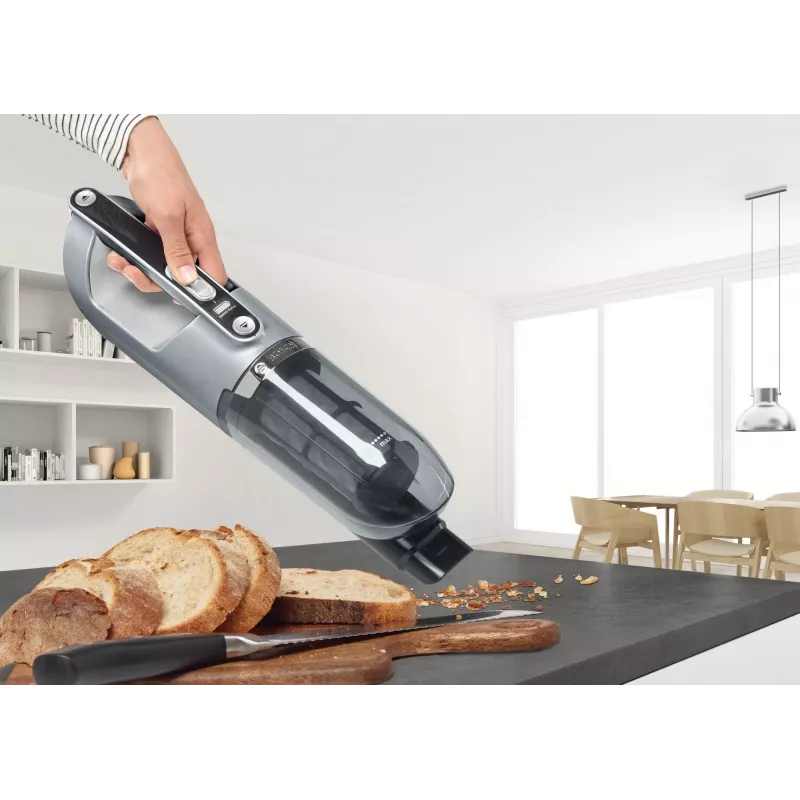 Bosch BCH3P210 2-in-1 belaidis ir tinklinis siurblys, sausas valymas, 0,4 L dulkių talpa, pilka/juoda, 3 kg