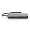 DIGITUS USB-C stotelė, 7 prievadai - HDMI / 2x USB-A 3.2 Gen 2 / GbE / SD / MicroSD - 100W USB Power Delivery