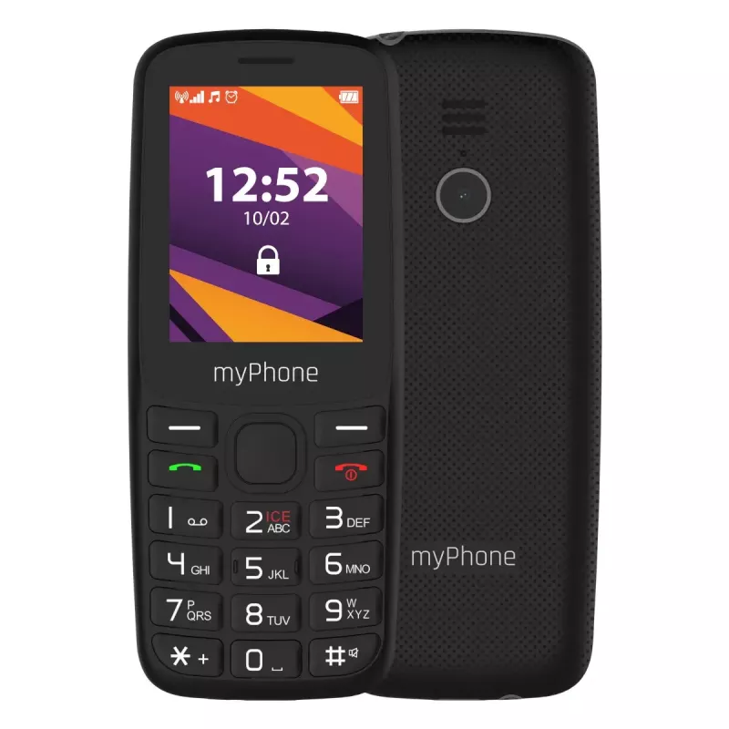 Mobilusis telefonas MYPHONE 6410 LTE | 2.4 colio TFT | Juoda