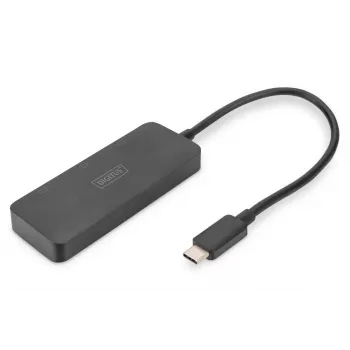 DIGITUS USB-C – 3x DP MST vaizdo šakotuvas DP 1.4, 4K/60Hz