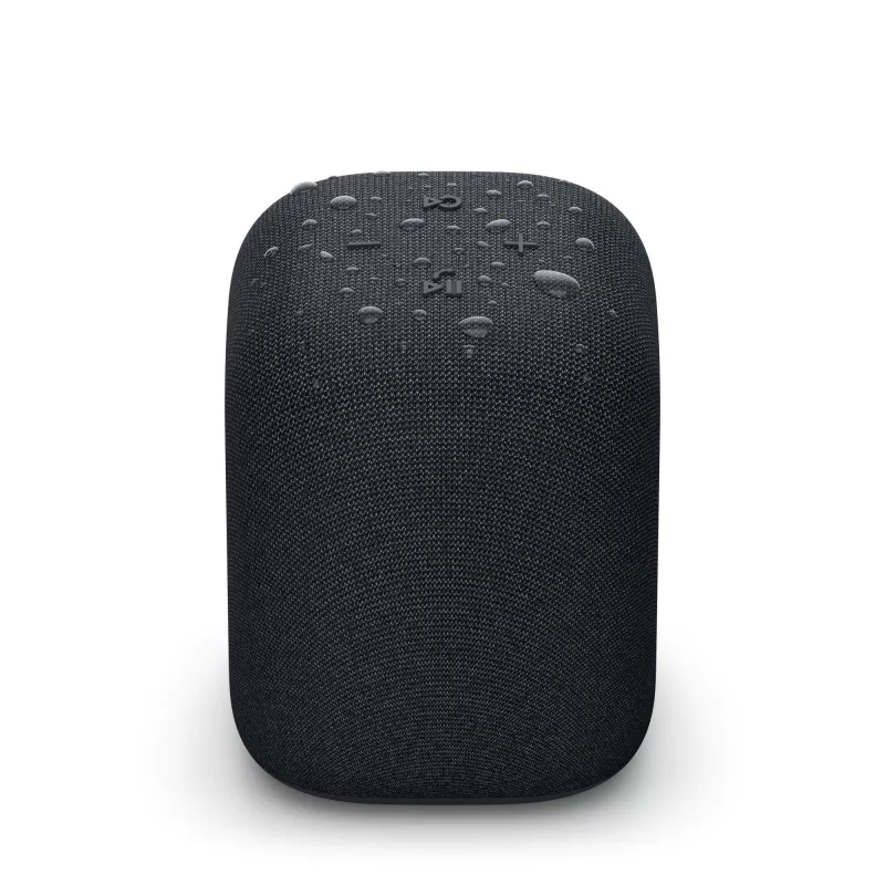 Nešiojamas Bluetooth garsiakalbis Sony SRS-LS1 juodas – vandeniui atsparus, kompaktiškas dizainas