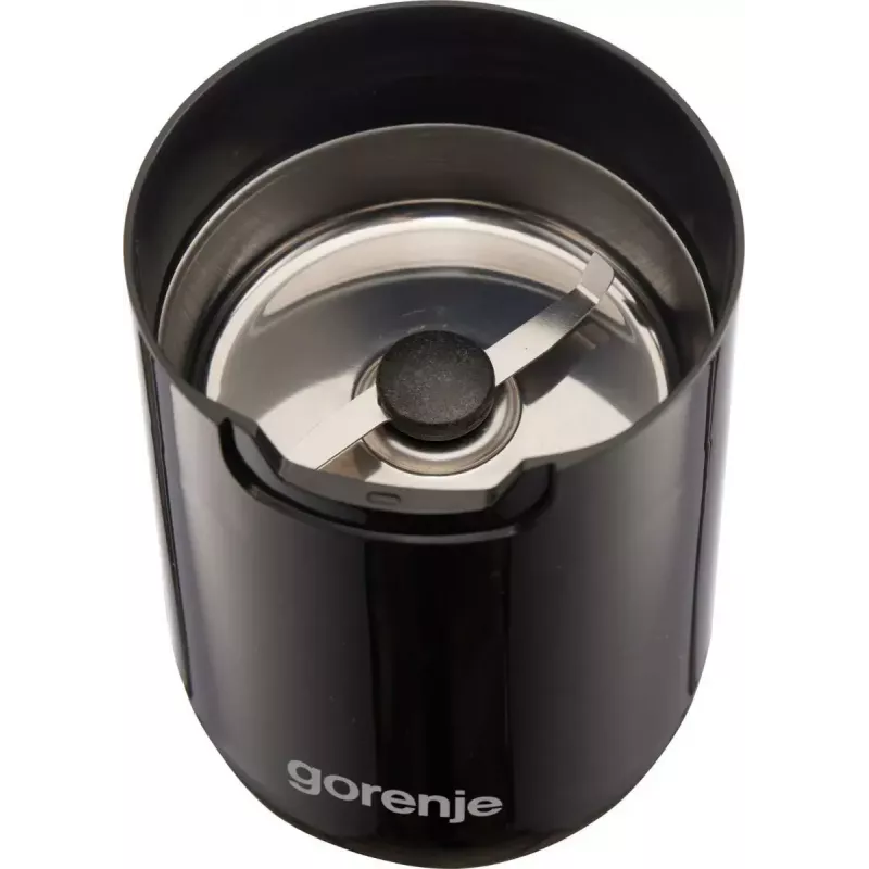 Kavos malūnėlis Gorenje SMK150SB – 150 W, 45 g talpa, nerūdijančio plieno peiliai, juoda
