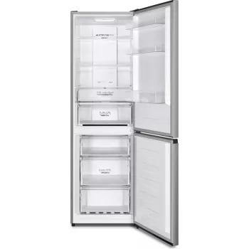 Gorenje N619EAXL4 SI kombinuotas šaldytuvas-šaldiklis, 304 L, No Frost (šaldytuvas), SN-N, 6 kg/24h, E, pilkas