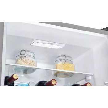 Gorenje N619EAXL4 SI kombinuotas šaldytuvas-šaldiklis, 304 L, No Frost (šaldytuvas), SN-N, 6 kg/24h, E, pilkas