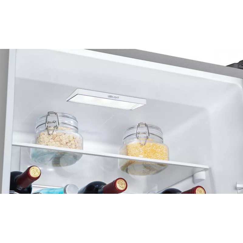 Gorenje N619EAXL4 SI kombinuotas šaldytuvas-šaldiklis, 304 L, No Frost (šaldytuvas), SN-N, 6 kg/24h, E, pilkas