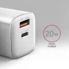 Mobilaus įrenginio įkroviklis Axagon ACU-PQ20W Universal White