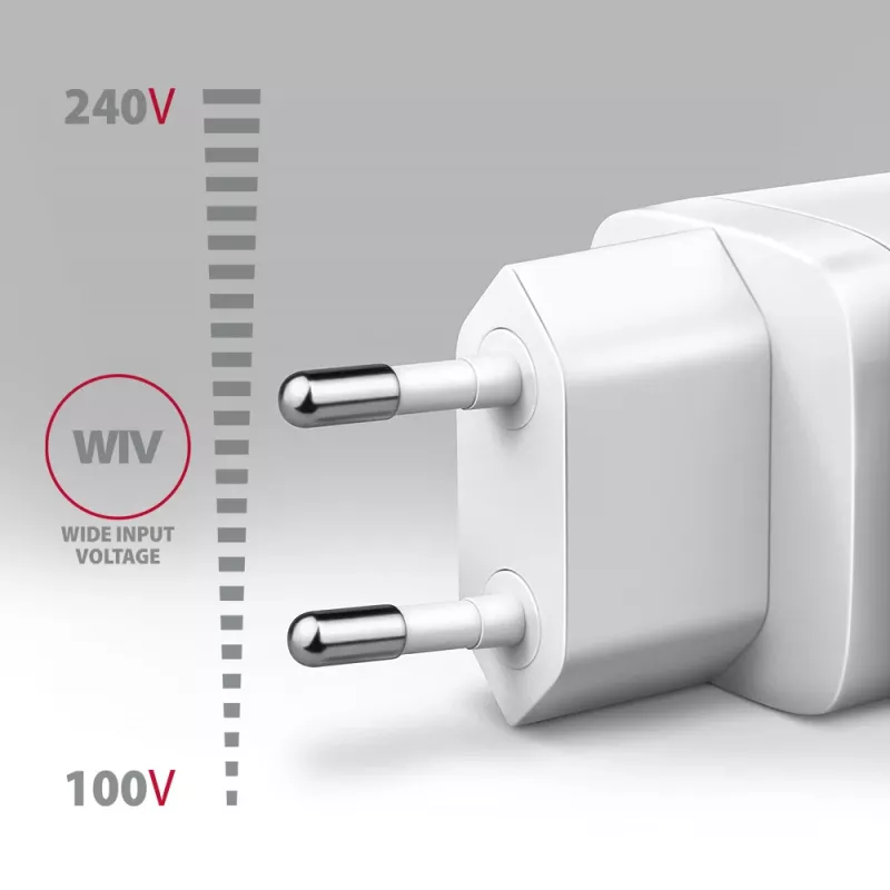 Mobilaus įrenginio įkroviklis Axagon ACU-PQ20W Universal White