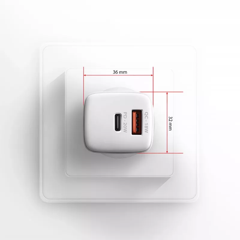 Mobilaus įrenginio įkroviklis Axagon ACU-PQ20W Universal White