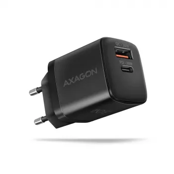 Sieninis įkroviklis Axagon ACU-PQ30 PD3.0 & QC4+ 2xIŠVADAI 30W