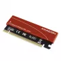Adapteris Axagon PCEM2-S PCIe x16 – M.2 NVMe M-key lizdas, su pasyviu aliumininiu šilumos šalintuvu