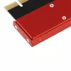 Adapteris Axagon PCEM2-S PCIe x16 – M.2 NVMe M-key lizdas, su pasyviu aliumininiu šilumos šalintuvu