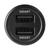 Automobilinis įkroviklis AXAGON PWC-5V5 SMART, 24W, 2x USB-A, 5V/2.4A + 5V/2.4A