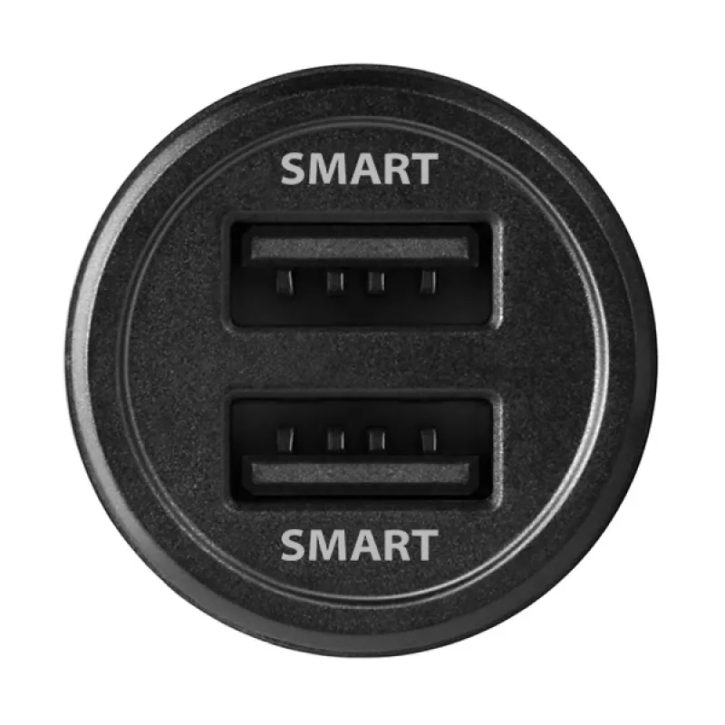 Automobilinis įkroviklis AXAGON PWC-5V5 SMART, 24W, 2x USB-A, 5V/2.4A + 5V/2.4A
