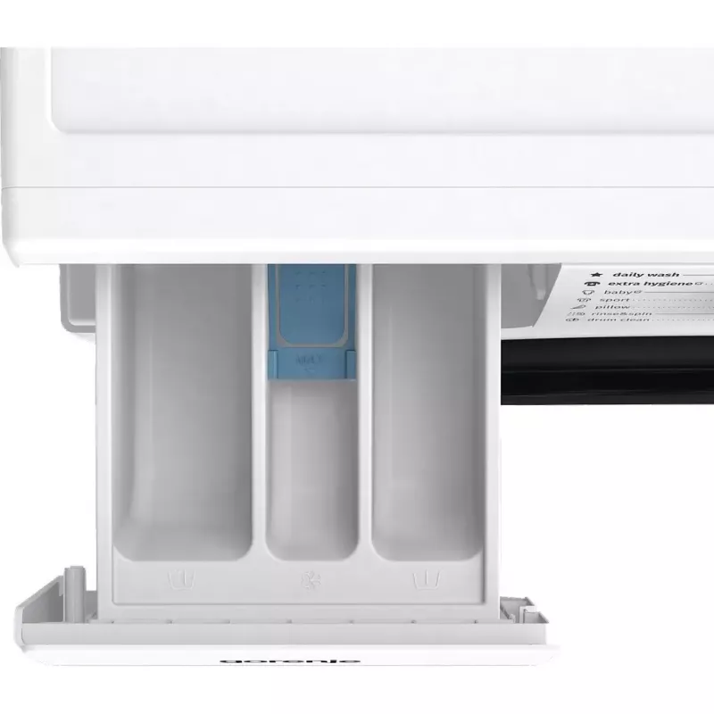 Skalbimo mašina Gorenje W3NGPI72SBS, priekinis pakrovimas, 7 kg, 1200 aps/min, LCD, garų funkcija, 59,5×43,5 cm, energijos klasė B