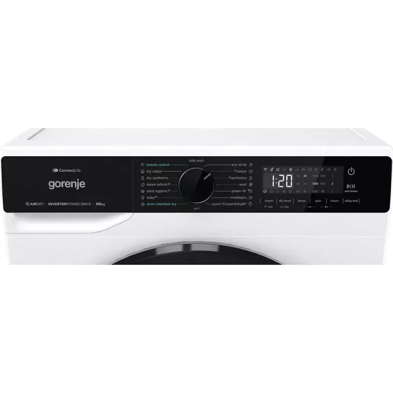 Gorenje WD2PA964ADW skalbyklė-džiovintuvas 9 kg / 6 kg 1400 aps/min