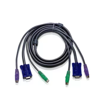 ATEN PS/2 KVM laidas 3 m juodas