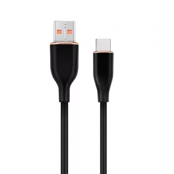 GEMBIRD Premium Silikoninis Type-C USB Įkrovimo ir Duomenų Laidas, 1,5m - Juodas