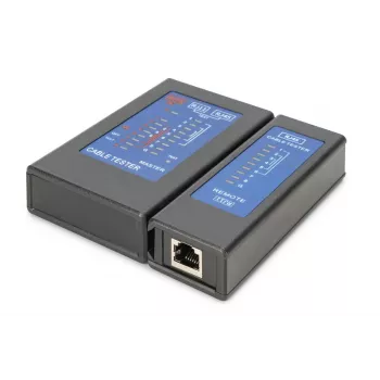 DIGITUS kabelių testeris – vienpusis PoE testeris su dėklu DN-14001-2