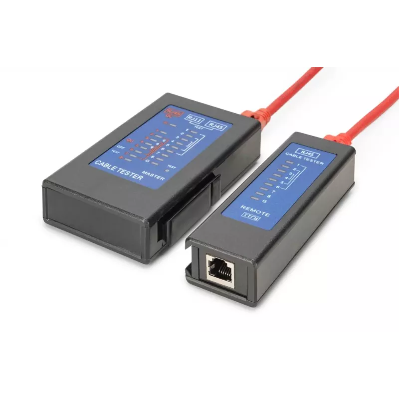 DIGITUS kabelių testeris – vienpusis PoE testeris su dėklu DN-14001-2