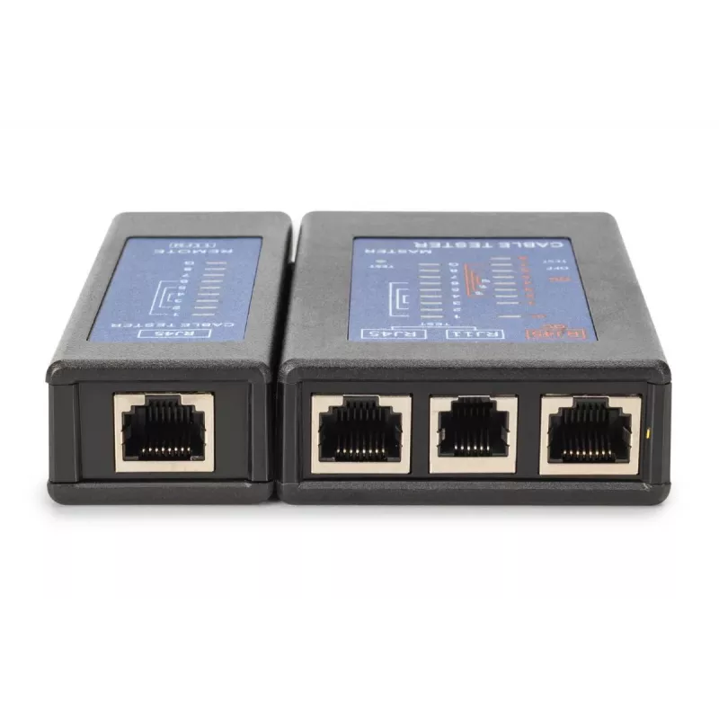 DIGITUS kabelių testeris – vienpusis PoE testeris su dėklu DN-14001-2