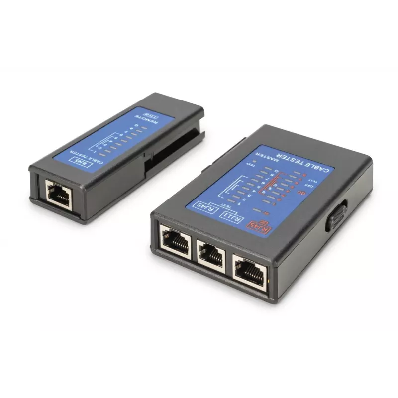 DIGITUS kabelių testeris – vienpusis PoE testeris su dėklu DN-14001-2