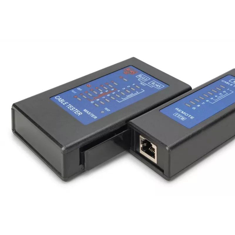 DIGITUS kabelių testeris – vienpusis PoE testeris su dėklu DN-14001-2
