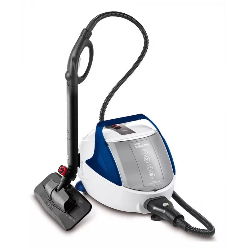 Polti Vaporetto Pro 100 Eco Power cilindrinis garų valytuvas 1900 W juoda, mėlyna, balta