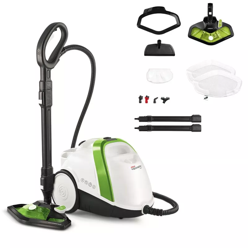 Polti Vaporetto Smart 110 Eco cilindrinis garinis valytuvas 1500 W juodas, žalias, baltas