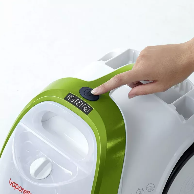Polti Vaporetto Smart 110 Eco cilindrinis garinis valytuvas 1500 W juodas, žalias, baltas