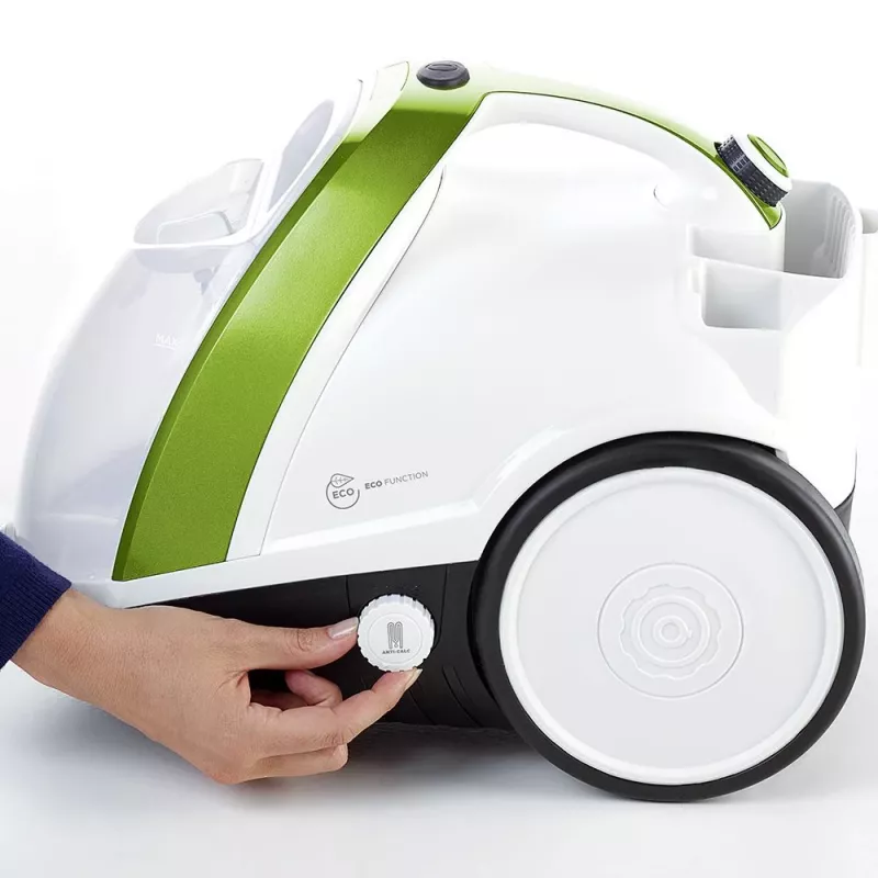 Polti Vaporetto Smart 110 Eco cilindrinis garinis valytuvas 1500 W juodas, žalias, baltas