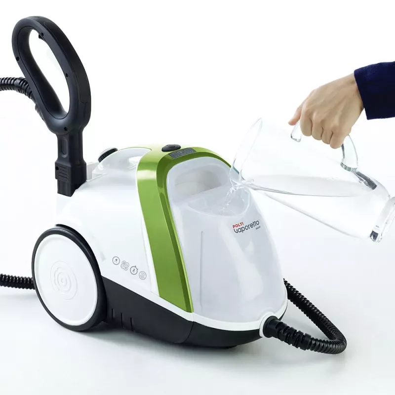 Polti Vaporetto Smart 110 Eco cilindrinis garinis valytuvas 1500 W juodas, žalias, baltas
