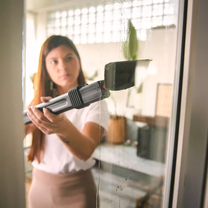 Polti Vaporetto Smart 110 Eco cilindrinis garinis valytuvas 1500 W juodas, žalias, baltas