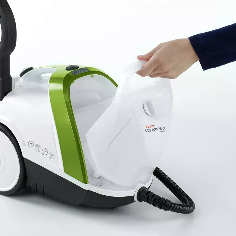 Polti Vaporetto Smart 110 Eco cilindrinis garinis valytuvas 1500 W juodas, žalias, baltas