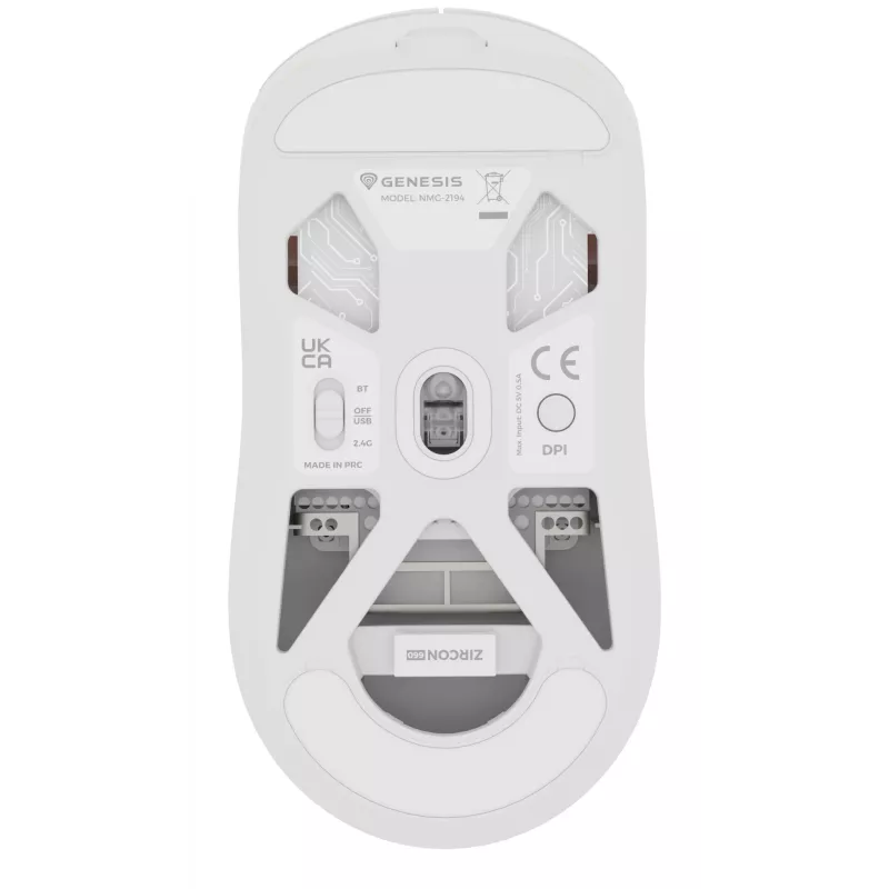 GENESIS NMG-2194 pelė Žaidimų Ambidextrinė Bluetooth + USB Type-C Optinė 26000 DPI