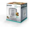 Maisto džiovintuvas Gorenje FDK 24 DW — permatomas baltas, 31 cm grotelės, 240 W, max 70°C