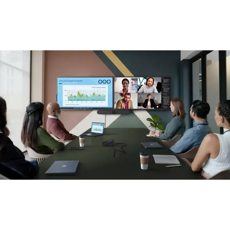 DELL P5525QC skaitmeninis reklaminis ekranas 138,8 cm (54,6 col.) LCD 400 cd/m² 4K Ultra HD juodas