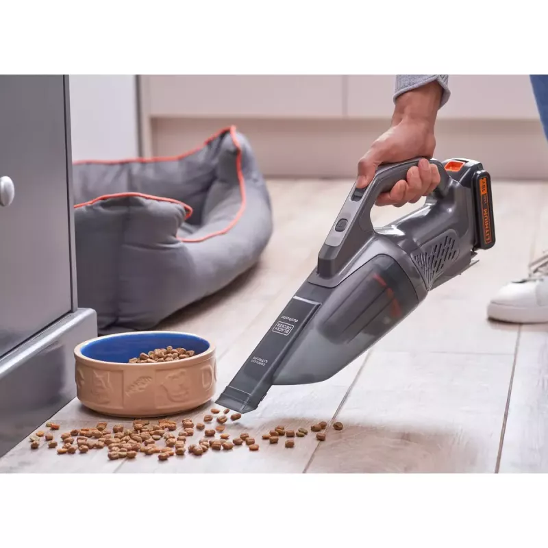 Nešiojamas dulkių siurblys Black & Decker BCHV001B kompaktiškas lengvas su plaunamu filtru ir įkrovimo stotele
