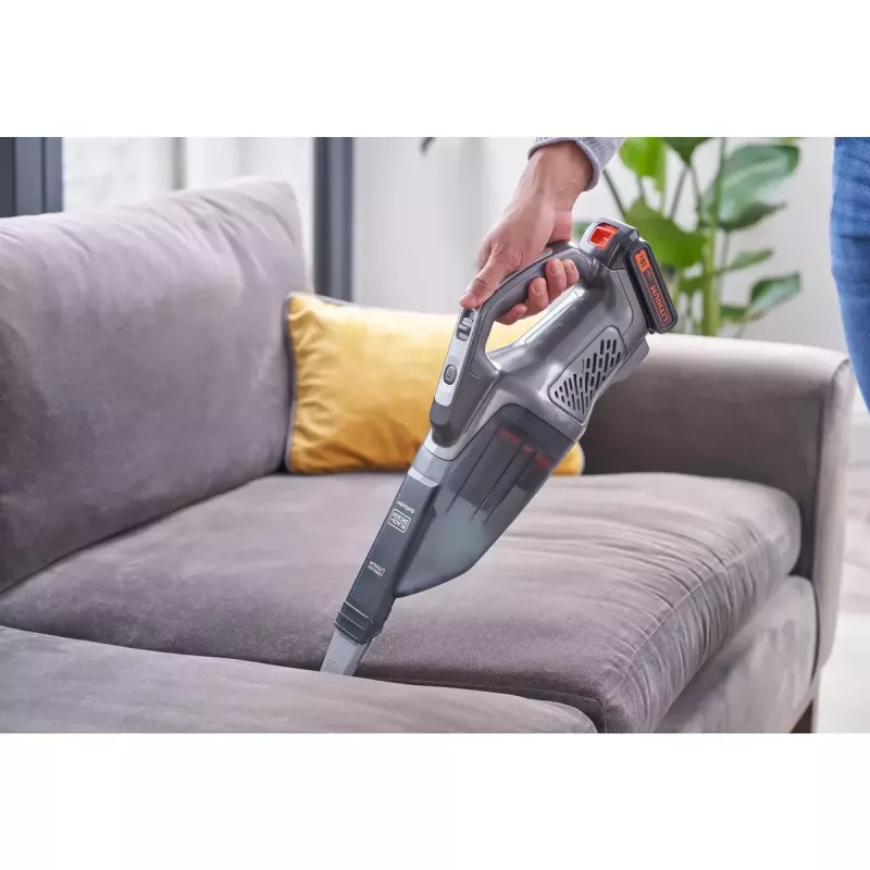 Nešiojamas dulkių siurblys Black & Decker BCHV001B kompaktiškas lengvas su plaunamu filtru ir įkrovimo stotele