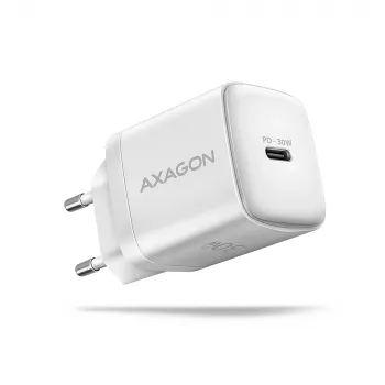 Sieninis įkroviklis Axagon ACU-PD30W 1x QC3.0/AFC/FCP/PD Type-C 30W Baltas