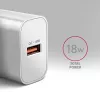 Sieninis įkroviklis Axagon ACU-QC18W QC3.0 1xOUTPUT 18W