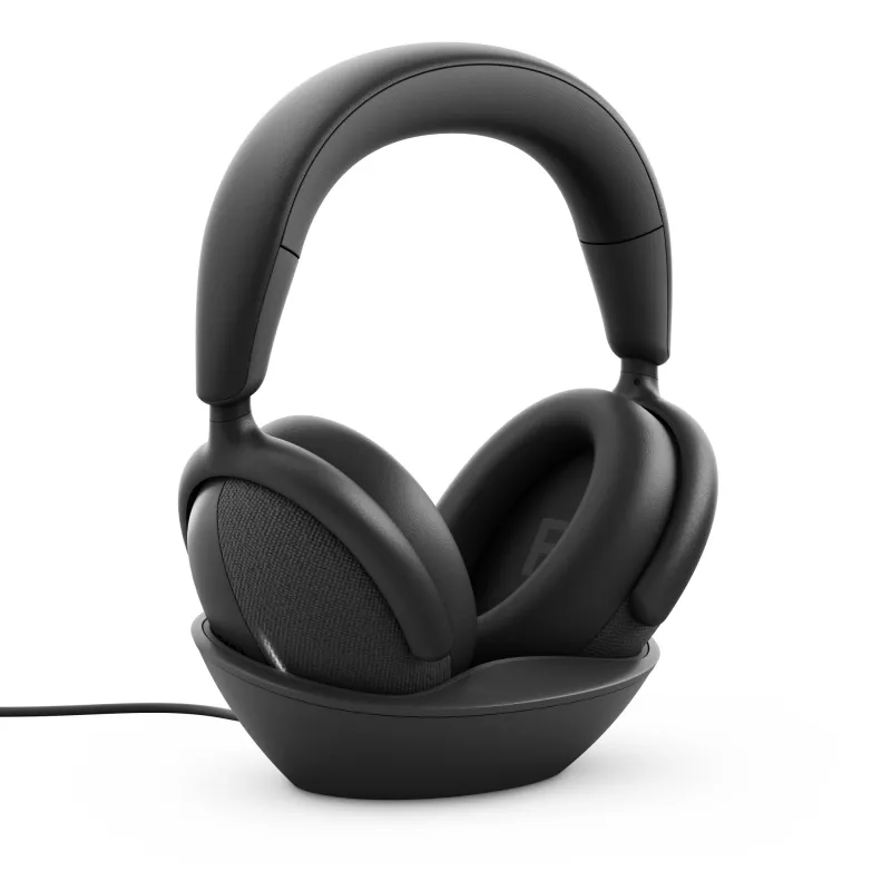 DELL Pro Premium Wireless ANC ausinės - WL7024, laidinės ir belaidės, pokalbiams/muzikai, 20 - 20000 Hz, 297 g, ausinės, juodos