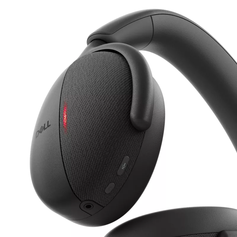 DELL Pro Premium Wireless ANC ausinės - WL7024, laidinės ir belaidės, pokalbiams/muzikai, 20 - 20000 Hz, 297 g, ausinės, juodos