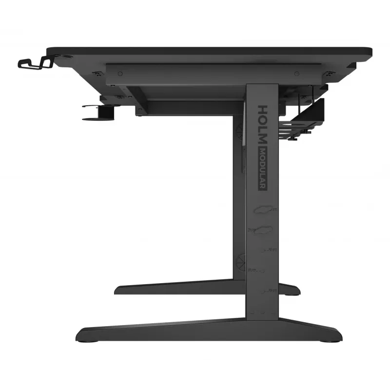 Tiesus kompiuterinis stalas GENESIS NDS-2249 Juodas MDF 140x75cm