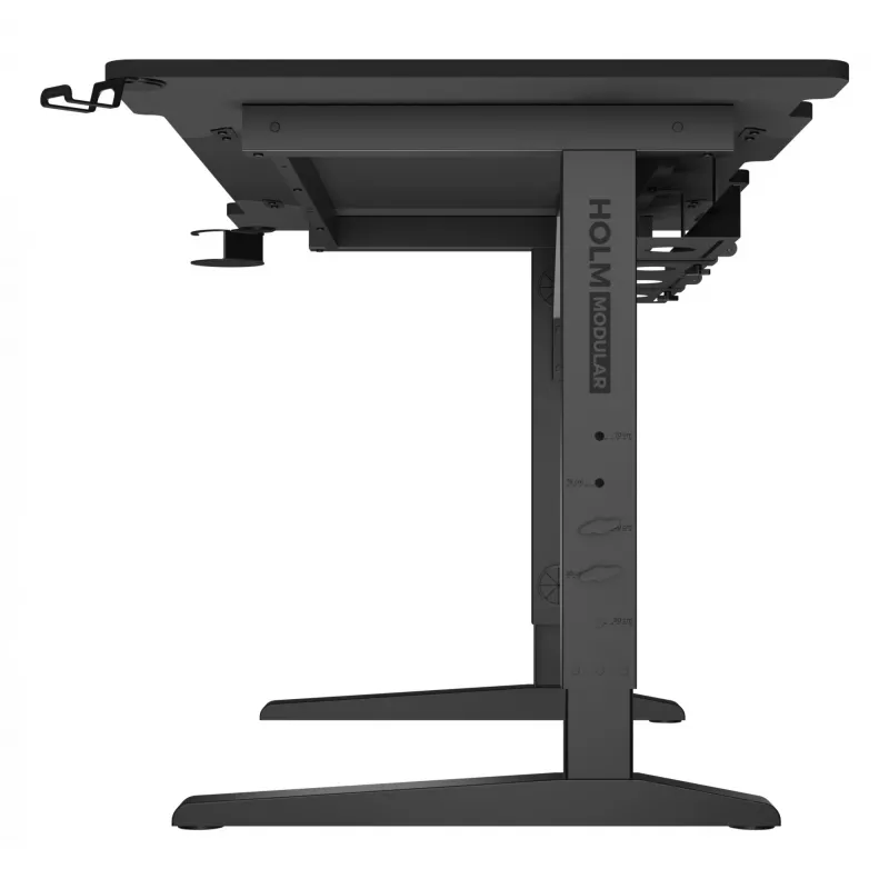 Tiesus kompiuterinis stalas GENESIS NDS-2249 Juodas MDF 140x75cm