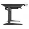 Tiesus kompiuterinis stalas GENESIS NDS-2249 Juodas MDF 140x75cm