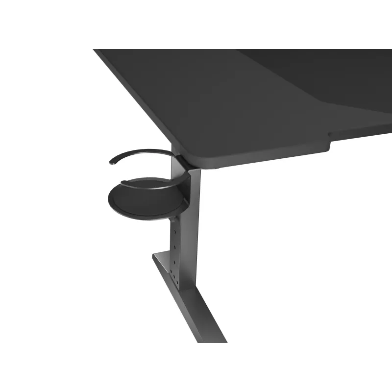 Tiesus kompiuterinis stalas GENESIS NDS-2249 Juodas MDF 140x75cm