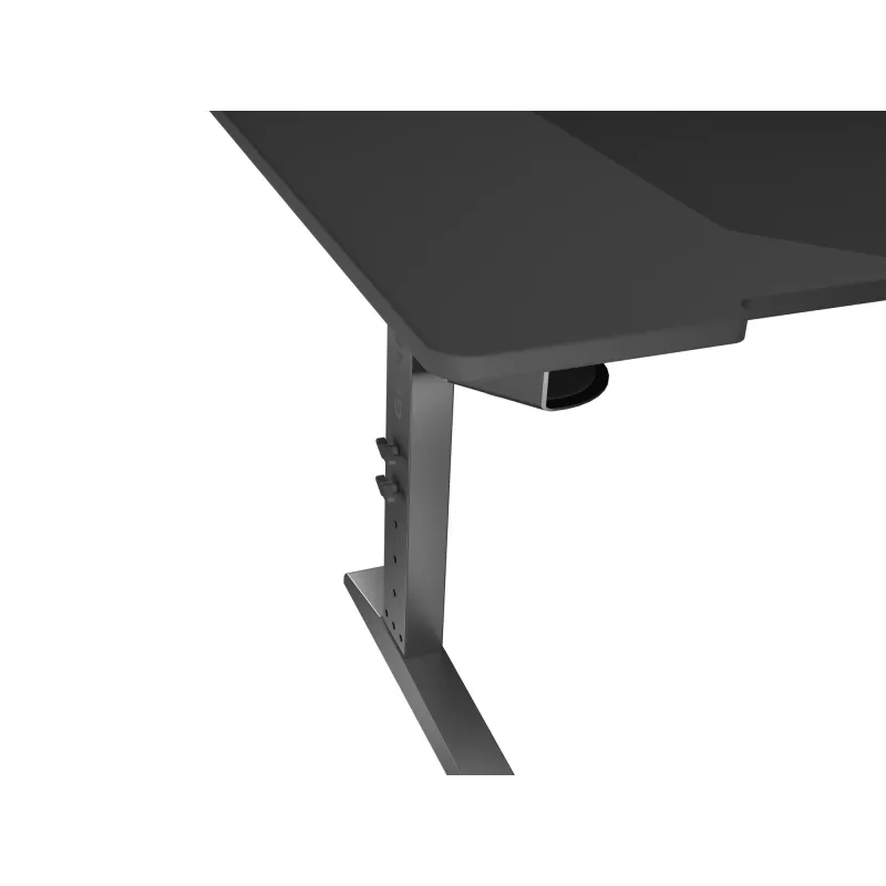 Tiesus kompiuterinis stalas GENESIS NDS-2249 Juodas MDF 140x75cm